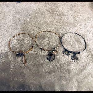Three Alex and Ani Bracelets